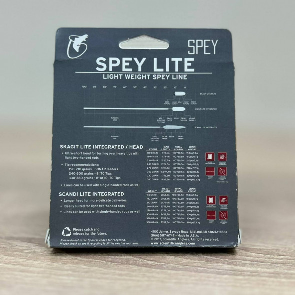 Рыболовная леска Scientific Anglers Spey Lite St-150-F Scandi 128483 в Барнауле