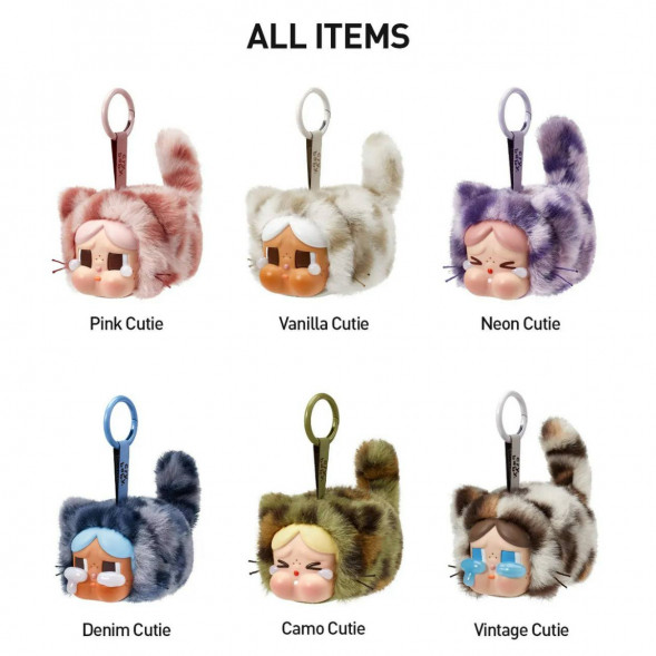 Коллекционная фигурка POP MART CRYBABY Wild But Cutie Series - Vinyl Plush Pendant Blind Box в Барнауле