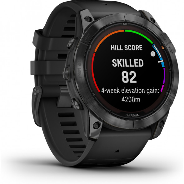 Умные часы Garmin Fenix 7X Solar серый с черным ремешком 010-02541-01 в Барнауле