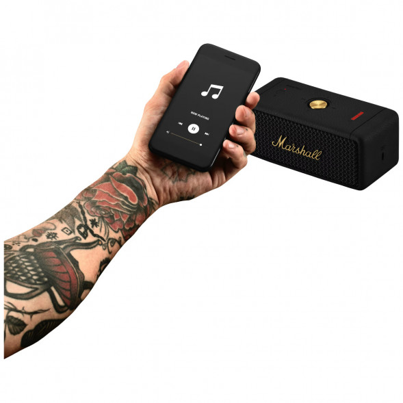 Портативная акустика Marshall Emberton II, 20 Вт, Black/Brass в Барнауле
