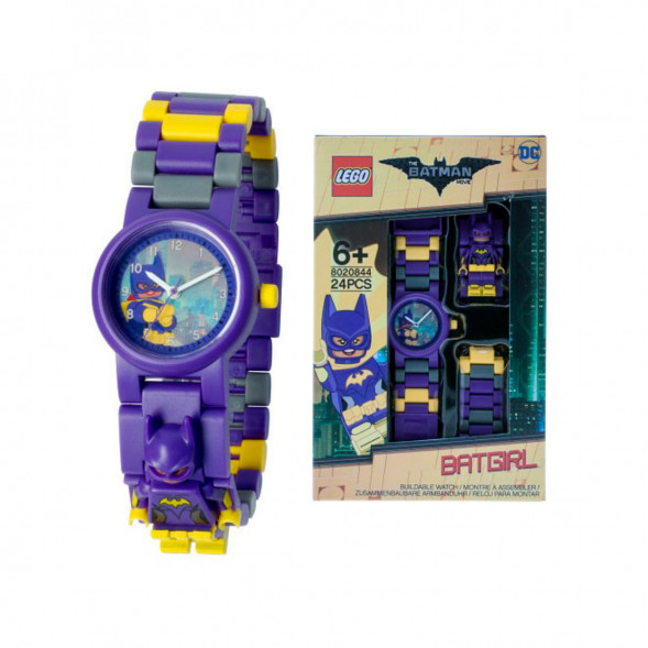 Часы LEGO Super Heroes 8020844 Batman Movie Бэтгерл с минифигуркой в Барнауле