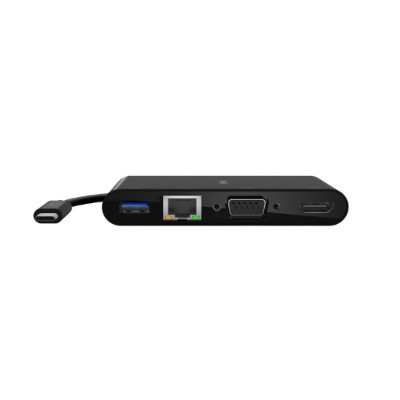 Док-станция Belkin USB-C Multimedia + Charge Adapter AVC004btBK, черный в Барнауле
