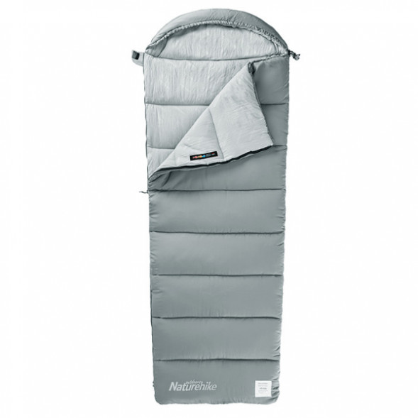 Спальный мешок Naturehike Envelope M180 (правый), серый в Барнауле