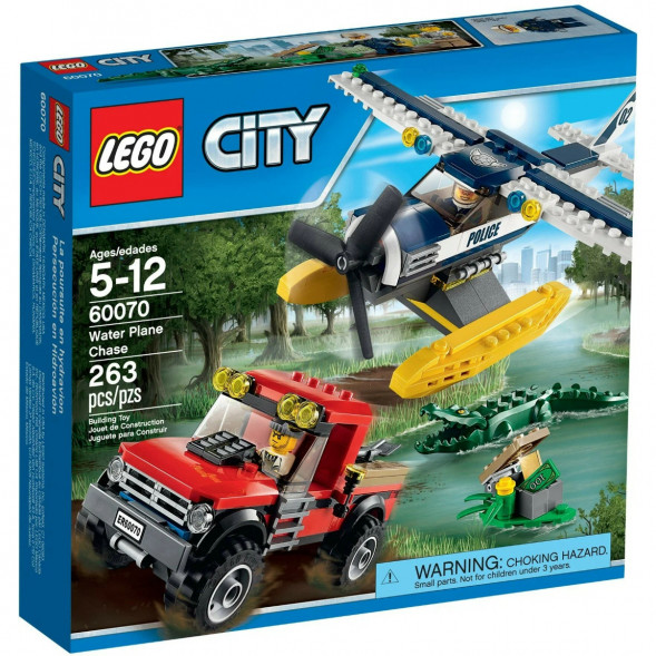 Конструктор LEGO City 60070 Погоня на полицейском гидроплане в Барнауле