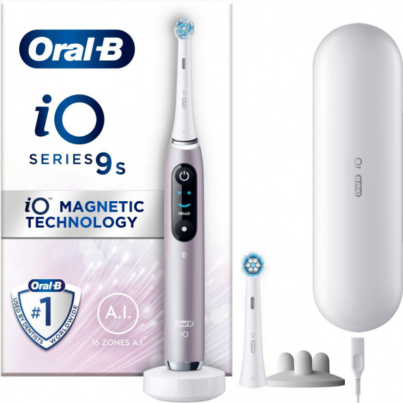 Электрическая зубная щетка Oral-B iO Series 9s (387194), Розовый кварц в Барнауле