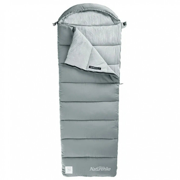 Спальный мешок Naturehike Envelope M180 (левый), серый в Барнауле