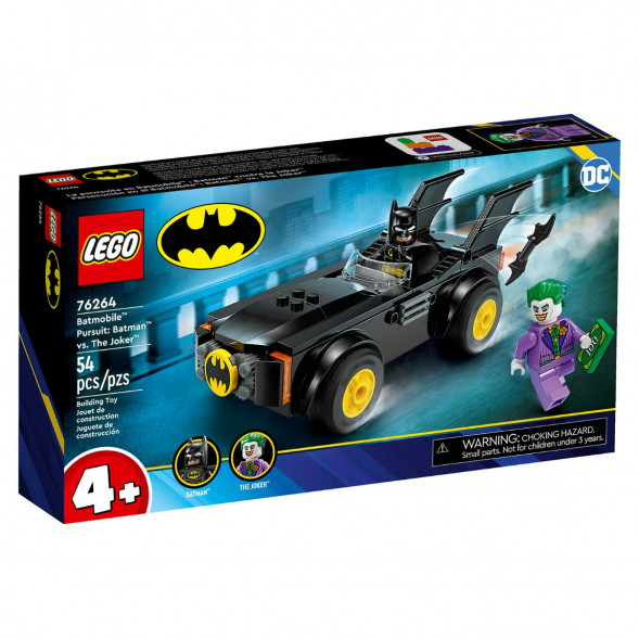 Конструктор LEGO Super Heroes 76264 Погоня на Бэтмобиле: Бэтмен против Джокера в Барнауле