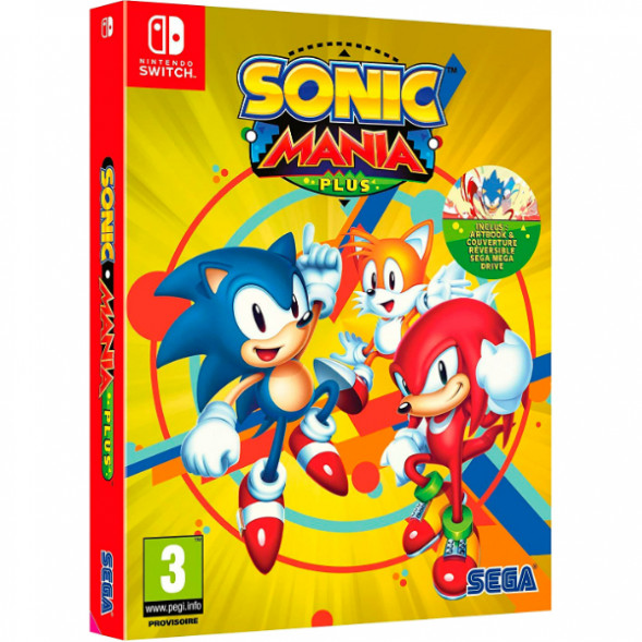 Sonic Mania Plus + Артбук (Nintendo Switch, Английская версия) в Барнауле