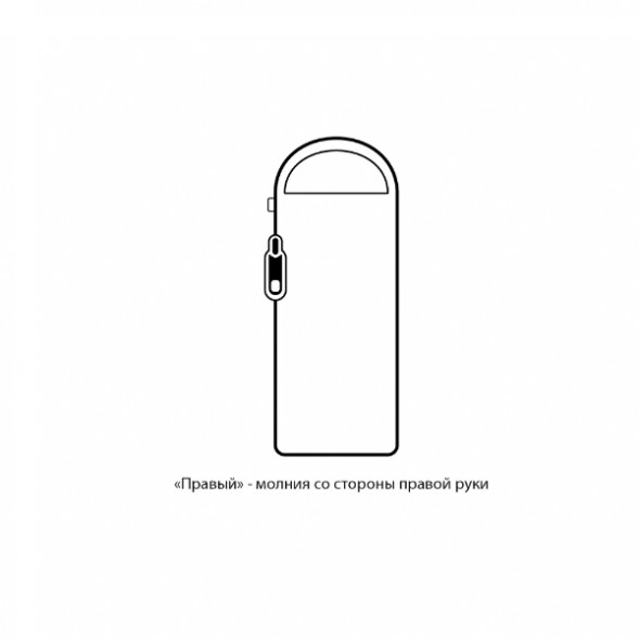 Спальный мешок Naturehike Envelope M180 (левый), зелёный в Барнауле