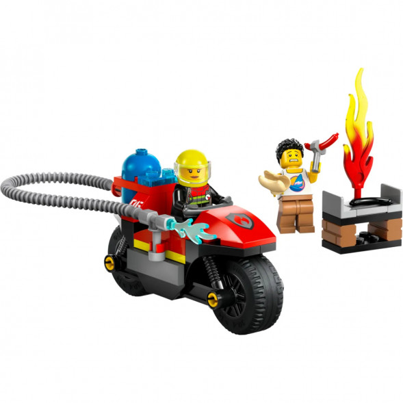 Конструктор LEGO City 60410 Пожарно-спасательный мотоцикл в Барнауле