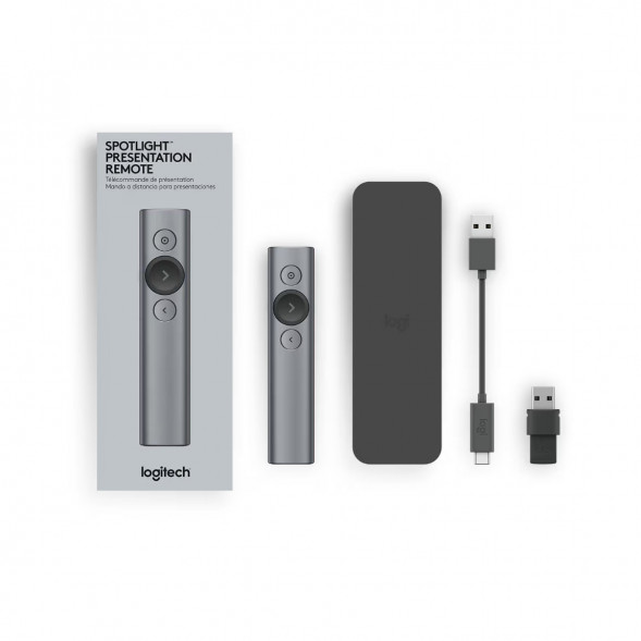 Презентер Logitech Spotlight Presentation Remote серый в Барнауле
