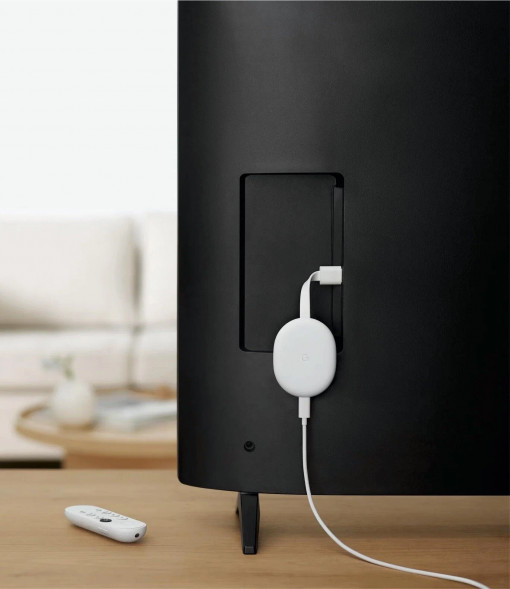 ТВ-приставка Google Chromecast c Google TV, snow в Барнауле