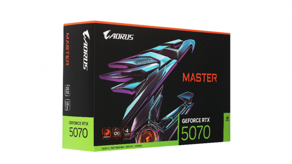 Видеокарта Gigabyte GeForce RTX 5070 AORUS MASTER, 12 ГБ GDDR7 в Барнауле