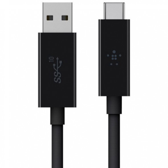 Кабель Belkin USB-A – USB-C 3.1 Gen 2 - cable, 1 м, черный в Барнауле