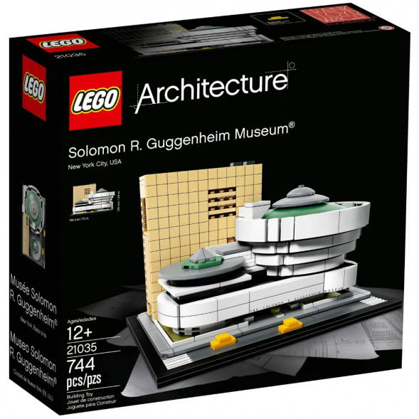 Конструктор LEGO Architecture 21035 Музей Соломона Гуггенхайма в Барнауле