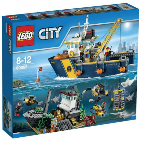 Конструктор LEGO City 60095 Корабль исследователей морских глубин в Барнауле