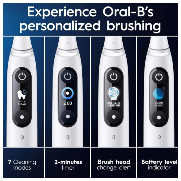 Электрическая зубная щетка Oral-B iO Series 9s (387224), White в Барнауле