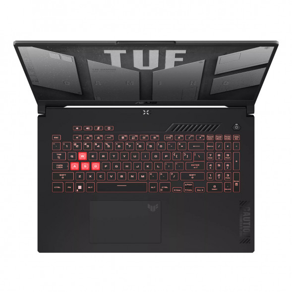 Ноутбук ASUS TUF Gaming A17 FA707NUG-HX156 (17.3&amp;quot;, IPS, 6 ядер, AMD Ryzen 7 7445HS 3.2 ГГц, 16 ГБ DDR5, SSD 512 ГБ, NVIDIA GeForce RTX 4050 - 6 ГБ, без ОС), черный в Барнауле