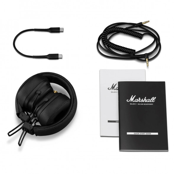 Беспроводные наушники Marshall Major V, чёрный в Барнауле