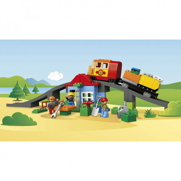 Конструктор LEGO DUPLO Town 10508 Большой поезд в Барнауле
