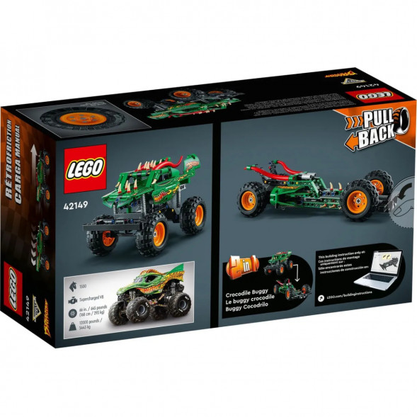 Конструктор LEGO Technic 42149 Монстер Джем «Дракон» в Барнауле