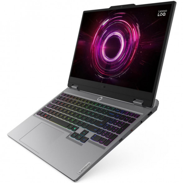 Ноутбук Lenovo LOQ 15AHP10 (83JG003DPB) (15.6&amp;quot;,  IPS, AMD Ryzen 5 220, 6 ядер, 16 ГБ DDR5, SSD 512 ГБ, NVIDIA GeForce RTX 5050 - 8 ГБ, без ОС), серый в Барнауле