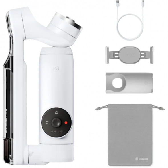 Cтабилизатор для смартфона Insta360 Flow Standalone Summit White, белый в Барнауле