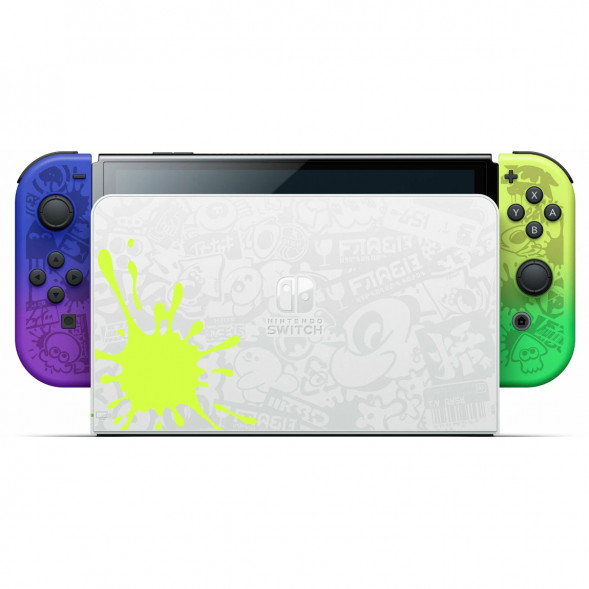Игровая приставка Nintendo Switch OLED 64 ГБ, Splatoon 3 Edition в Барнауле