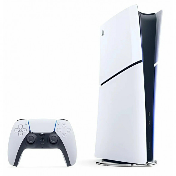 Игровая приставка Sony PlayStation 5 Slim 825 ГБ без дисковода, белый в Барнауле