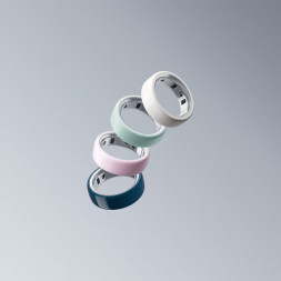 Умное кольцо Oura Ring 4 Ceramic (размер 10), Темная ночь/Midnight