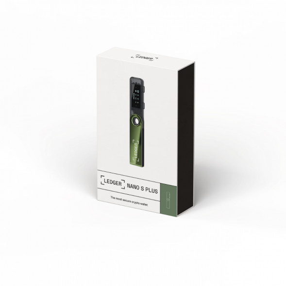 Криптокошелек Ledger Nano S Plus 1 шт., Oxidate Green в Барнауле