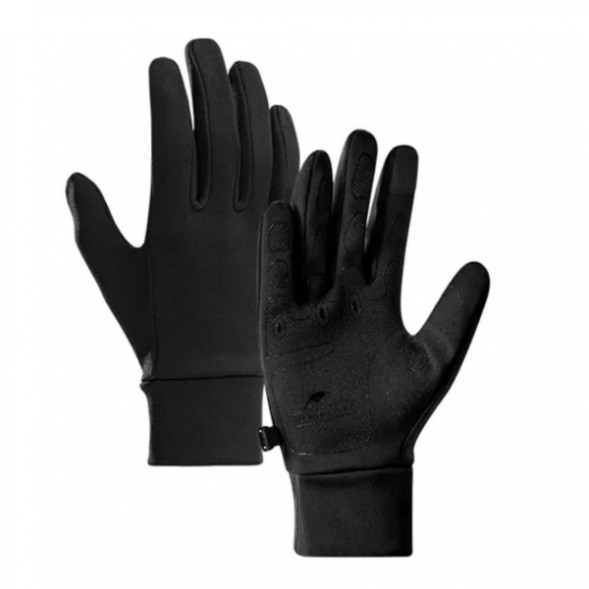 Перчатки сенсорные спортивные Naturehike Outdoor Full Touch GL10 (черный, L) в Барнауле