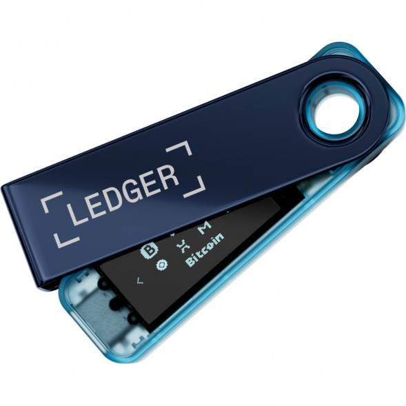 Криптокошелек Ledger Nano S Plus 1 шт., Neptune Blue в Барнауле