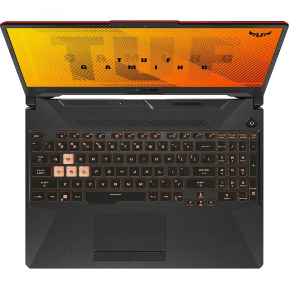Ноутбук ASUS TUF Gaming A15 FA506NCG-HN330 (15.6&amp;quot;, IPS, AMD Ryzen 7 8845HS 3.8ГГц, 8-ядерный, 16ГБ DDR5, 512ГБ SSD, NVIDIA GeForce RTX 3050 - 4 ГБ, без ОС), черный в Барнауле