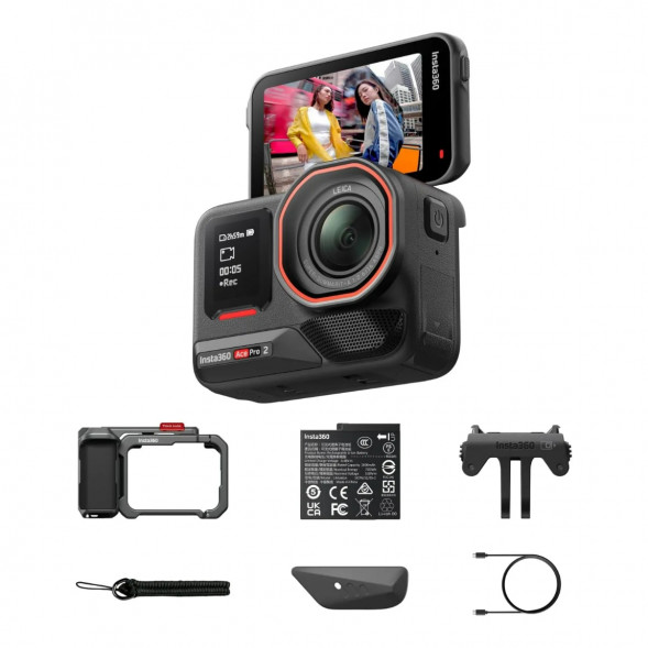 Экшн-камера Insta360 Ace Pro 2 Single Battery Xplorer Bundle, Gray в Барнауле