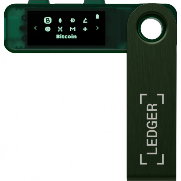 Криптокошелек Ledger Nano S Plus 1 шт., Emerald Green в Барнауле