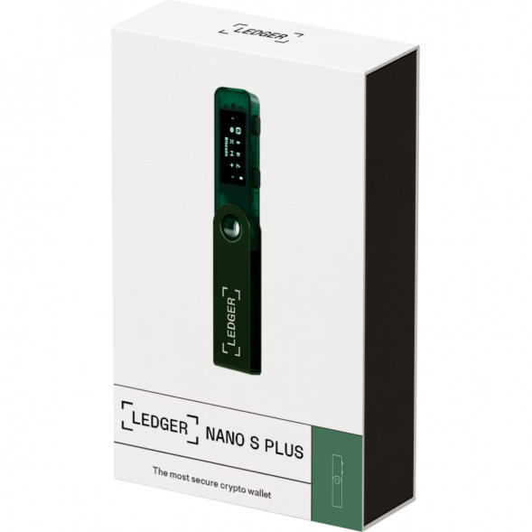 Криптокошелек Ledger Nano S Plus 1 шт., Emerald Green в Барнауле