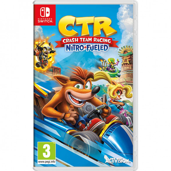 Игра Crash Team Racing Nitro-Fueled для Nintendo Switch, картридж в Барнауле