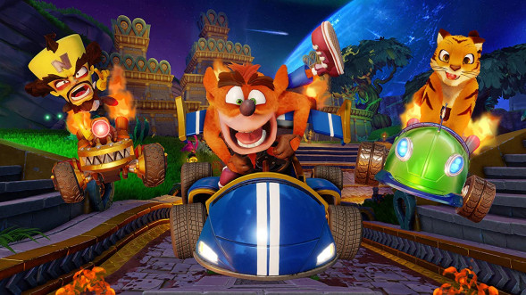 Игра Crash Team Racing Nitro-Fueled для Nintendo Switch, картридж в Барнауле