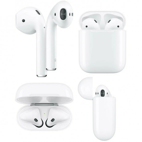 Беспроводные наушники Apple AirPods 2 (с зарядным футляром) MV7N2 в Барнауле