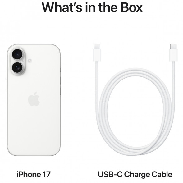 Смартфон Apple iPhone 17 256GB eSim, White в Барнауле