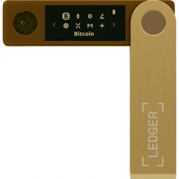 Аппаратный криптокошелек Ledger Nano X, Gold в Барнауле