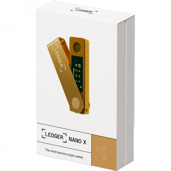 Аппаратный криптокошелек Ledger Nano X, Gold в Барнауле