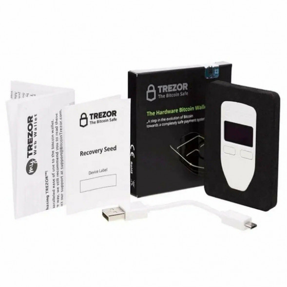 Аппаратный криптокошелек Trezor One, White в Барнауле