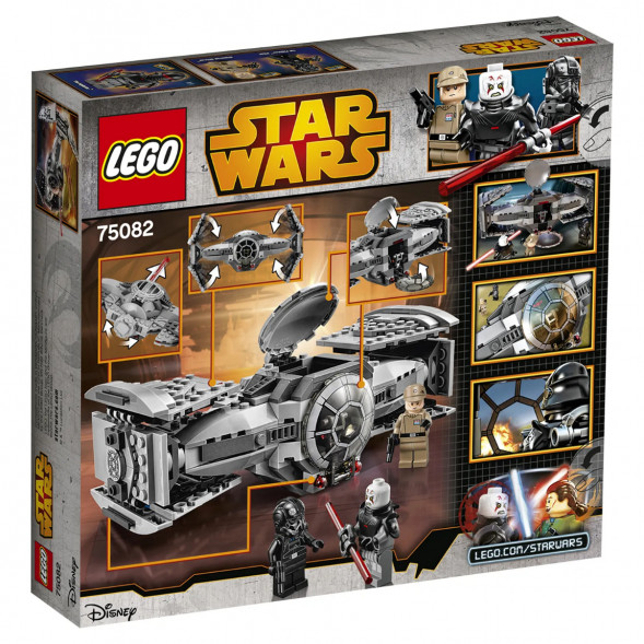 Конструктор LEGO Star Wars 75082 Улучшенный Прототип TIE Истребителя в Барнауле