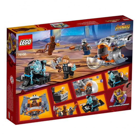 Конструктор LEGO Super Heroes 76102 Война бесконечности: В поисках оружия Тора в Барнауле