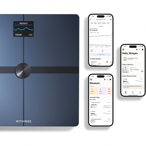 Умные весы Withings Body Smart Black (WBS13-BLACK-ALL-INTER) в Барнауле
