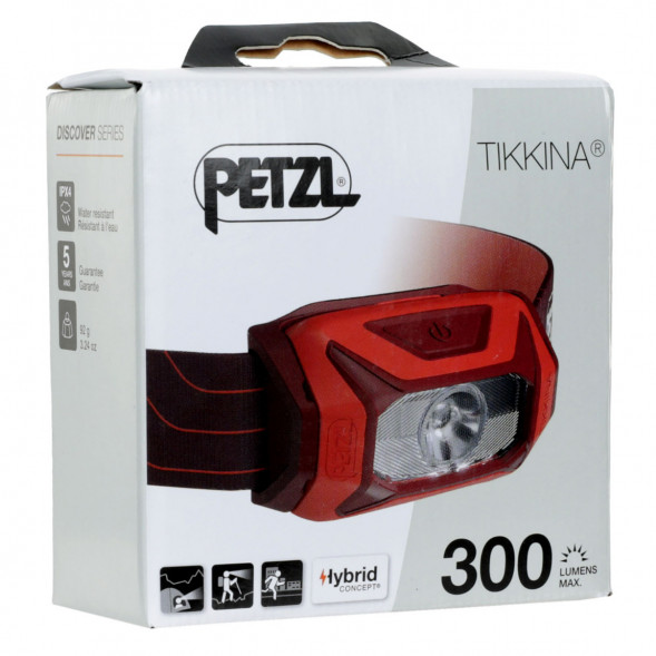 Налобный фонарь Petzl Tikkina E060AA03, красный в Барнауле