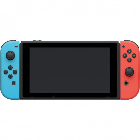 Игровая приставка Nintendo Switch OLED 64 ГБ, неоновый синий/неоновый красный в Барнауле