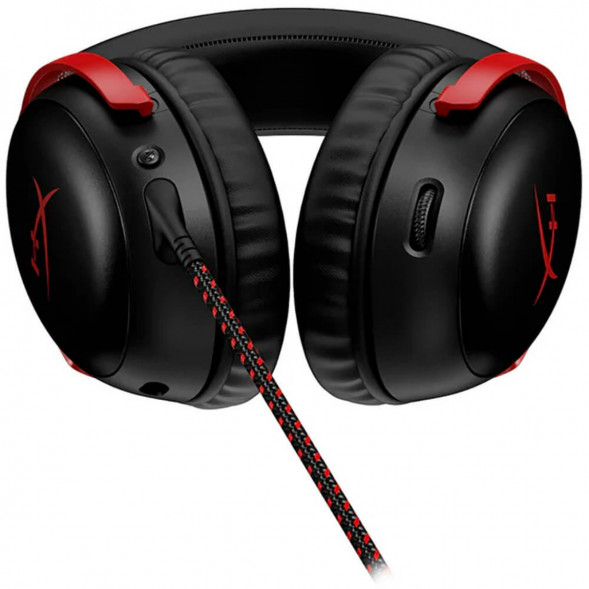 Компьютерная гарнитура HyperX Cloud III проводная, чёрный/красный в Барнауле